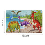 60Pcs Dinosaur Puzzle Easter Eggs Toy Dinosaur Gift Toy for Kids - Pink