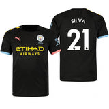 MANCHESTER CITY 19-20 David Silva AWAY JERSEY