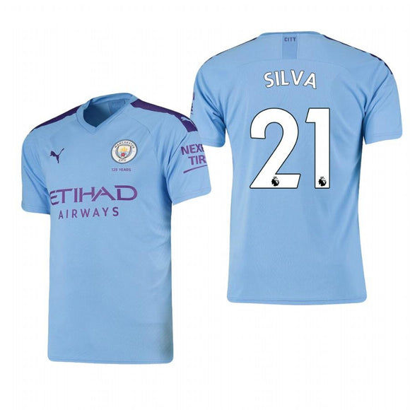 MANCHESTER CITY 19-20 David Silva HOME JERSEY